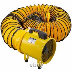 10 250mm Industrial Extractor Fan Axial Blower Ventilation Fan+10M PVC Ducting