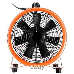 10 250mm Portable Extractor Fan Ventilation Blower with 5m PVC Flexible Ducting