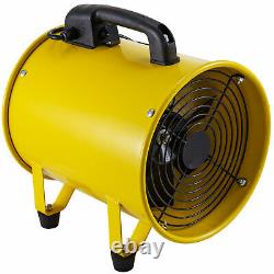 10 250mm Portable Ventilation Fan with 5m PVC Ducting Extractor Fan