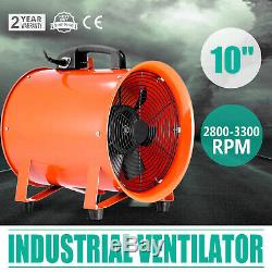10 Industrial Fan Ventilator Extractor Blower Fume Workshop 220V 250MM POPULAR
