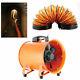 10 Industrial Ventilator Fan Blower 5m Duct Hose Exhaust Low Noise Extractor