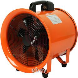 12Extractor Fan Blower Portable Ventilator 5M Duct Hose 3300 RPM Speed CTF300-2