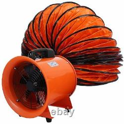 12 300 Mm Extractor Fan Blower Ventilation Fan With 5m Pvc Ducting 3300 R/min
