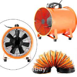 12 300 mm Portable Axis Ventilator Air Blower Extractor Fan Ventilator+5m Duct