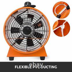 12 300mm Industrial Extractor Exhaust Duct Fan Blower Pivoting Ventilation 220V