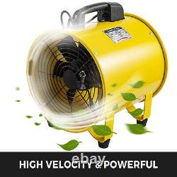 12 300mm Portable Ventilation Extractor Fan with 10m PVC Ducting 1900/2800r/min