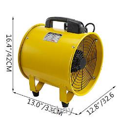 12 300mm Portable Ventilation Extractor Fan with 10m PVC Ducting 2500-3900M³/H
