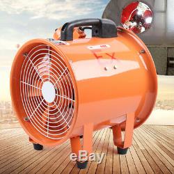 12 ATEX Portable Ventilator Axial Fan Ducting Blower Spray booth Extractor 220V