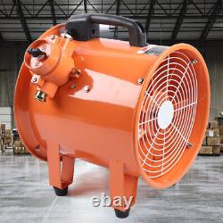 12 Axial Fan Explosion-proof Extractor for Spray booth Paint fumes Exhaust 370W