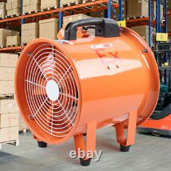 12 Axial Fan Explosion-proof for Spray booth Paint fume Extractor Blower 370W