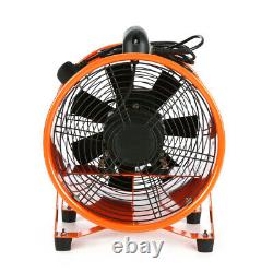 12'' Cyclone Dust Fume Extractor Ventilation Fan 300MM + 5M PVC Flexible Ducting