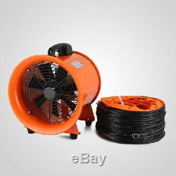 12 Extractor Fan Blower Ventilator +5M Duct Hose Utility Underground Garage