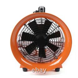 12 Industrial Extractor Portable Ventilator Air Blower Fan With 5m Duct EU PLUG