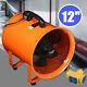 12'' Industrial Portable Extractor Fan Ventilator Blower Garage Low Noise 220v