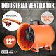 12 Industrial Ventilator Extractor Fan Blower 5m Duct Hose Rubber Feet Fume Uk
