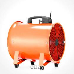 12 Portable Ventilation Fan Axial Blower Workshop Extractor Duct Fan with 5m Duct