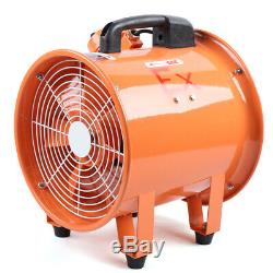 12 Portable Ventilator Axial Fan Ducting Blower Metal Extractor Ex Exhaust Fan