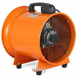 12 Ventilation Blower Fan + 10m PVC Ducting 2800rpm Industrial Extractor Fan