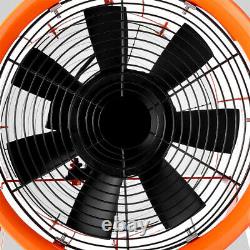 12 Ventilator Axial Blower Workshop Ducting Extractor Industrial Fan with 5m Duct
