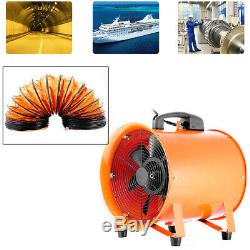 12 inch Portable Axis Ventilator Air Blower Extractor Fan Ventilator with 5m Duct