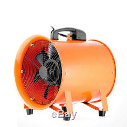12 inch Portable Axis Ventilator Air Blower Extractor Fan Ventilator with 5m Duct