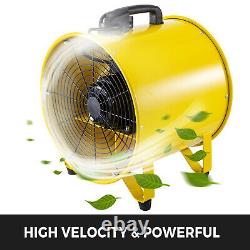 16 400mm Portable Ventilation Fan with 10m PVC Ducting Extractor Fan