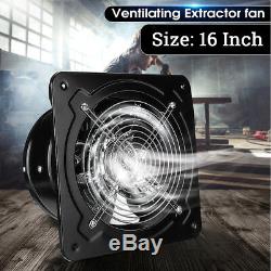 16 Inch Metal Commercial Axial Industrial Ventilation Extractor Plate Fan Blower