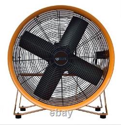 18 450mm Cyclone Dust Fume Extractor / Ventilation Fan + 5m Pvc Ducting