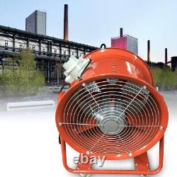 18 ATEX Rated Ventilator Explosion Proof Axial Fan 1100W Extractor Fan 7800m3/h