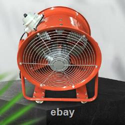 18 Atex Portable Ventilator Axial Fan Ducting Blower Metal Extractor Industrial