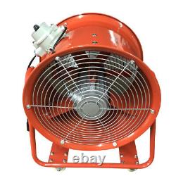 18 Atex Portable Ventilator Axial Fan Ducting Blower Metal Extractor Industrial