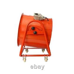18 Axial Fan Explosion Proof Extractor for Spray Booth Paint Fumes 7800 m3/h