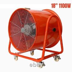 18 Axial Fan Explosion Proof Extractor for Spray Booth Paint Fumes 7800 m3/h