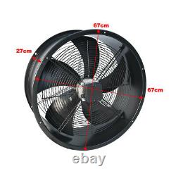 200-600mm Metal Duct Fan Round Cased Axial Extractor Ventilator Exhaust Fan 220V