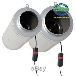 200mm (8) Isomax Acoustic Extractor / Intake / Inline / Ventilation Fan