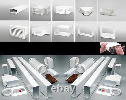 204x60 Flat Rectangular Kitchen Ducting Ventilation Extractor Fan Heat Recovery