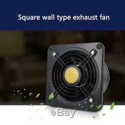220V 50W 6'' Industrial Ventilation Extractor Exhaust Air Blower Fan Wall Mount
