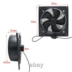 220V Industrial Commercial Metal Duct Axial Extractor Fan Air Blower Ventilation