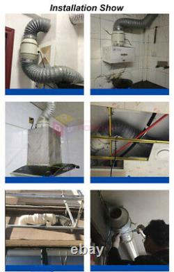 220V Kitchen Fume Exhaust Ventilation Fan Toilet Ventilators Air Extractor Fans