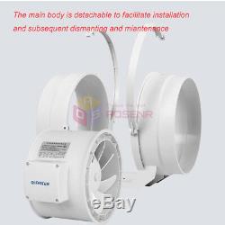 220V Kitchen Fume Exhaust Ventilation Fan Toilet Ventilators Pipe Extractor Fans