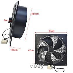 24Inch Large Industrial Commercial Metal Axial Extractor Fan with Speed Control