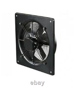 250mm Industrial Axial Plated Extractor Fan Metal Commercial Plated Ventilator