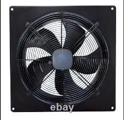 250mm Industrial Ventilation Extractor Metal Plate Fan Axial Commercial Blower