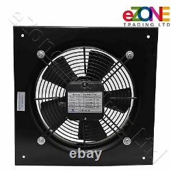 250mm Industrial Ventilation Metal Fan Axial Commercial Air Extractor Quiet