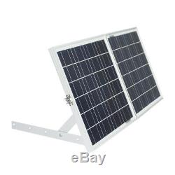 30W Folding Solar Panel+12V 25W Fan Roof Vent Attic Extractor Ventilation Home