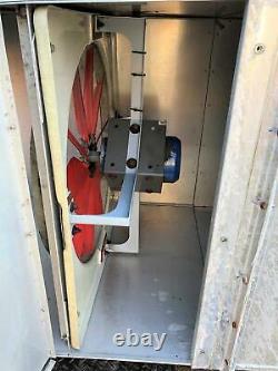 3 Phase Warehouse workshop Extractor fan in Ventilation shaft, 10 Feet long