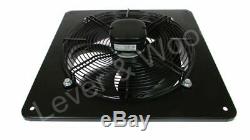 450mm/18in Extractor Industrial Ventilation Fan Plate Mount Axial 1ph 6p Blower