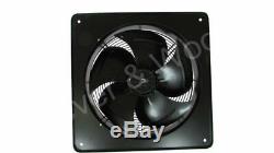450mm/18in Extractor Industrial Ventilation Fan Plate Mount Axial 1ph 6p Blower