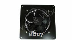 450mm/18in Extractor Ventilation Fan Plate Mount Axial 1ph 6p Blower Inc UK PLUG