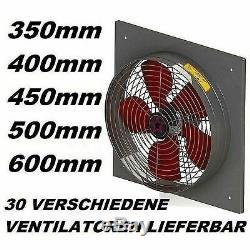 450mm Industrial Commercial Extractor Air Ventilation Axial Ventilator wall Fan